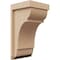 Ekena Millwork 7"W x 7"D x 14"H Wide Bryant Rough Cedar Woodgrain TimberThane Corbel, Primed Tan CORUR07X07X14BRYRCPR - alternate 1